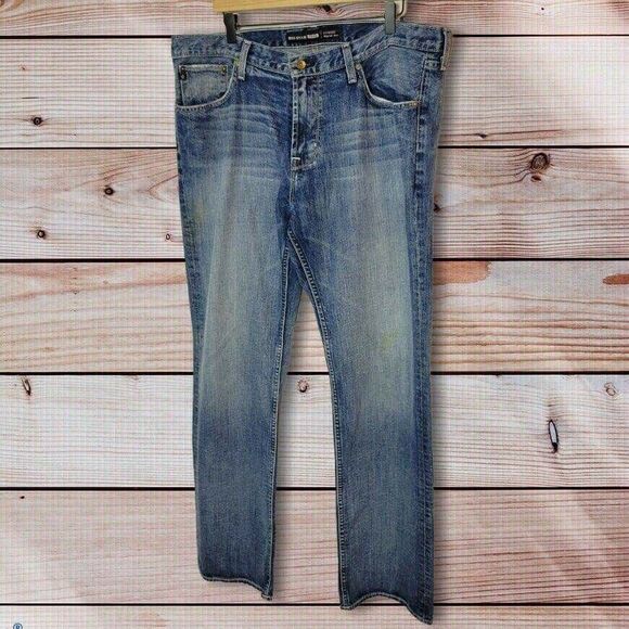 Big Star Jeans Men's 38L Blue Denim Pioneer Regular Boot Cut Medium Wash - Picture 1 of 9